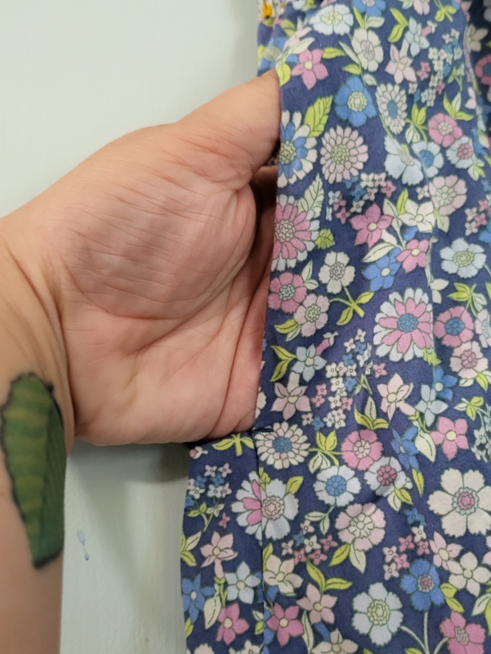 American Eagle Outfitters Floral Maxi Skirt in Navy, Pink & Cream - Picture 5 of 5
